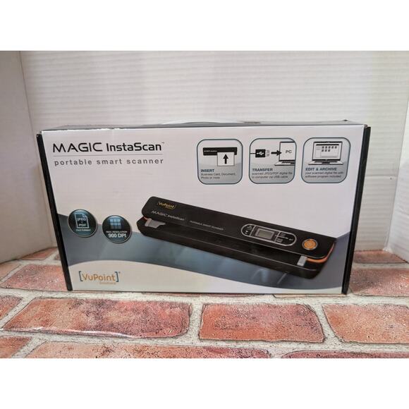 VuPoint MAGIC InstaScan Pro Wi-Fi Portable Smart Scanner PDS-ST420-VP New In Box - Picture 1 of 10